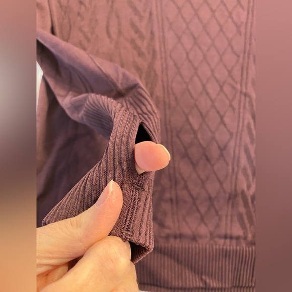 NWOT Lululemon Rest Less Hoodie  Black Cherry  size 10 - Picture 6 of 13